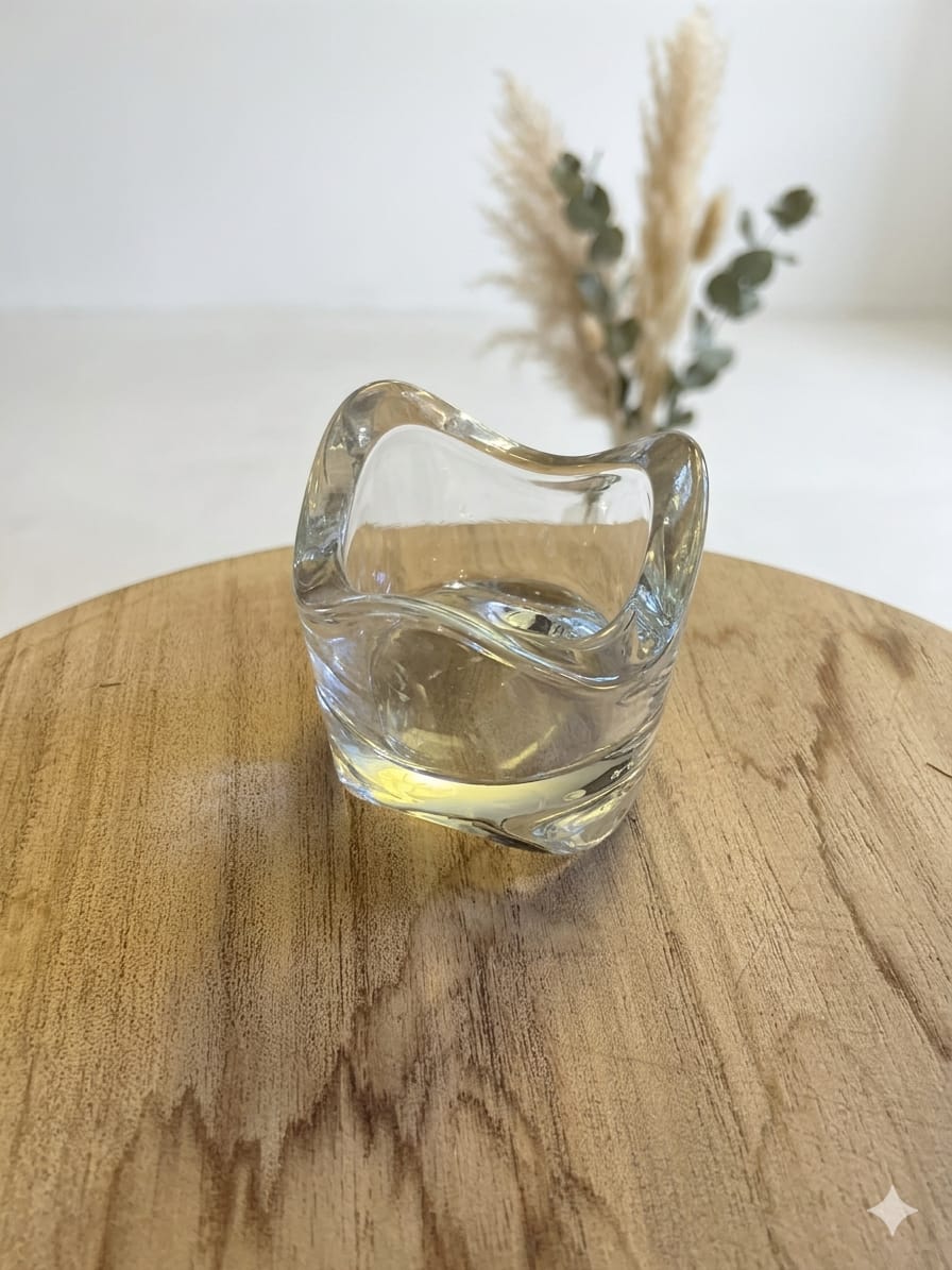 Bougeoir verre